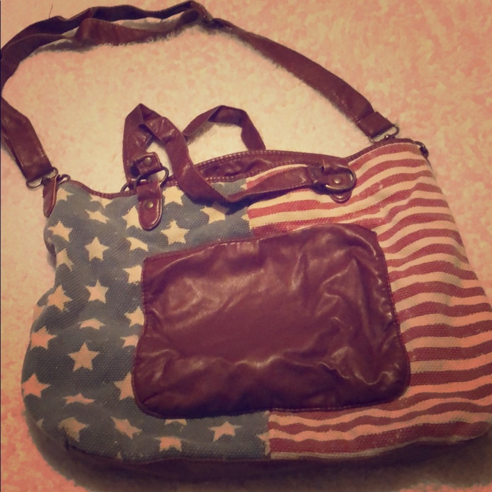 American flag purse